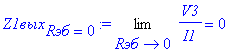 `Z1вых`[`Rэб` = 0] := Limit(V3/I1,`Rэб` = 0) = 0