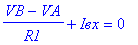 (VB-VA)/R1+`Iвх` = 0