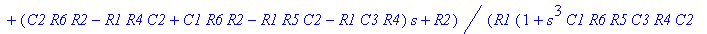 OUT_Ideal := -`Vвх`*(s^3*C1*R6*R5*C3*R4*C2*R2+(-C2*R6*R1*C3*R4+C1*R6*R4*C2*R2-R1*R5*C3*R4*C2-C1*R6*R1*C3*R4+C1*R6*R5*C2*R2)*s^2+(C2*R6*R2-R1*R4*C2+C1*R6*R2-R1*R5*C2-R1*C3*R4)*s+R2)/R1/(1+s^3*C1*R6*R5*C...