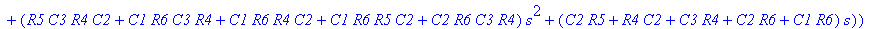 OUT_Ideal := -`Vвх`*(s^3*C1*R6*R5*C3*R4*C2*R2+(-C2*R6*R1*C3*R4+C1*R6*R4*C2*R2-R1*R5*C3*R4*C2-C1*R6*R1*C3*R4+C1*R6*R5*C2*R2)*s^2+(C2*R6*R2-R1*R4*C2+C1*R6*R2-R1*R5*C2-R1*C3*R4)*s+R2)/R1/(1+s^3*C1*R6*R5*C...